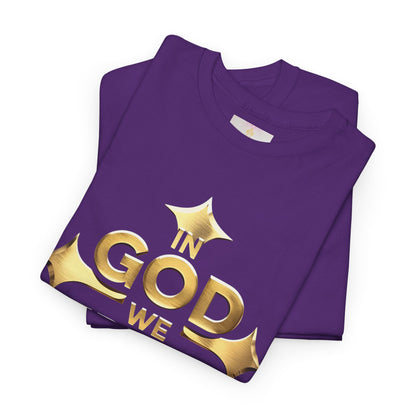 In God We Trust (Gold)- Woman's Christian T-Shirt
