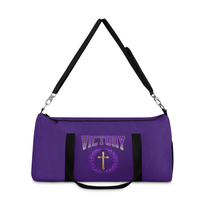 Victory in Every Step in Purple – Duffel Bag
