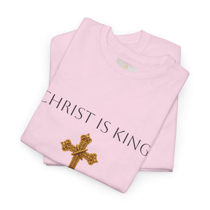 Christ is King - Women’s Christian Tee (Dark Lettering)