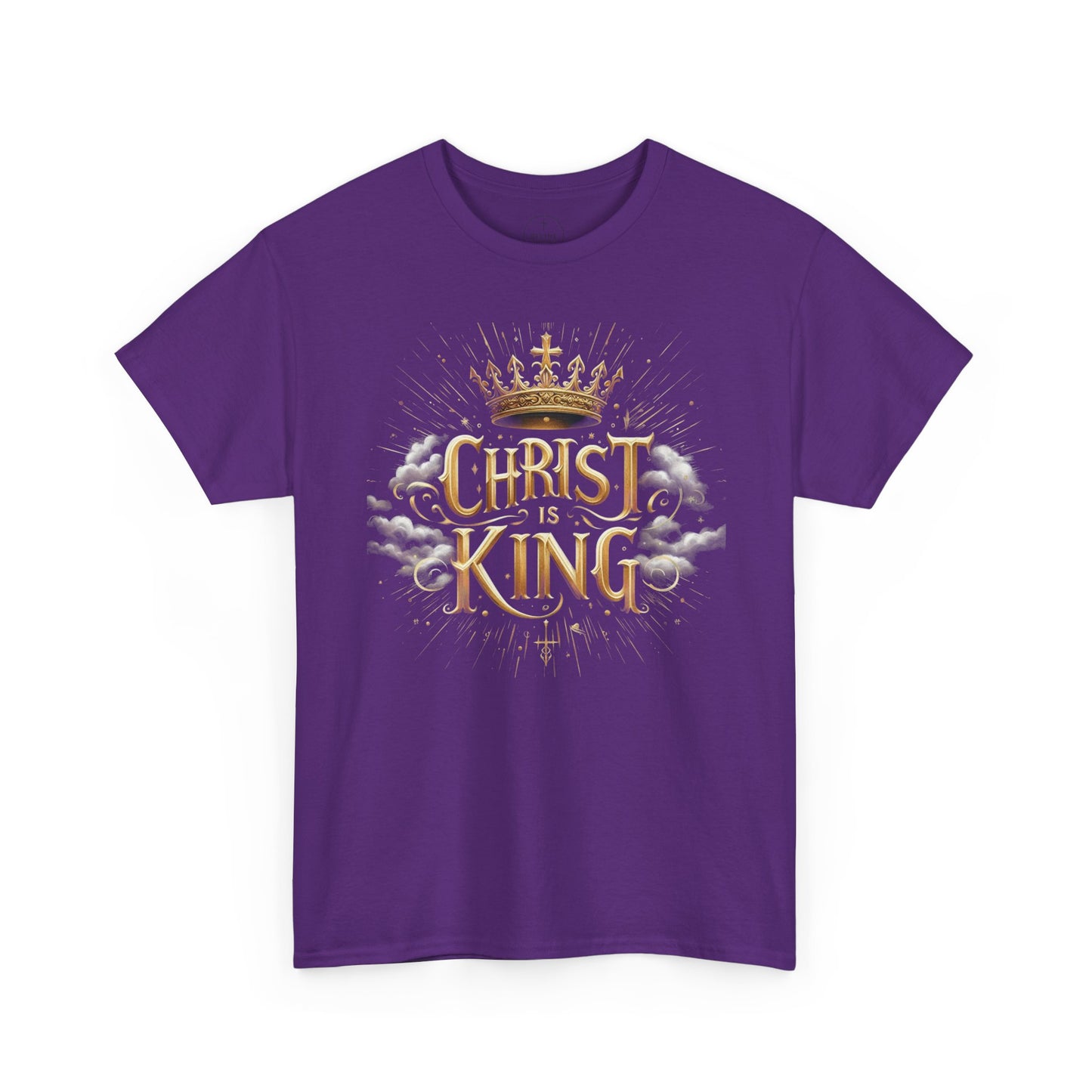 Christ is King Crowned - Men's Christian T-Shirt