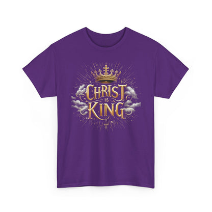 Christ is King Crowned - Men's Christian T-Shirt
