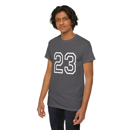Psalm 23 Men’s T-Shirt – Inspired Sports-Style Shirt (White Numbering)