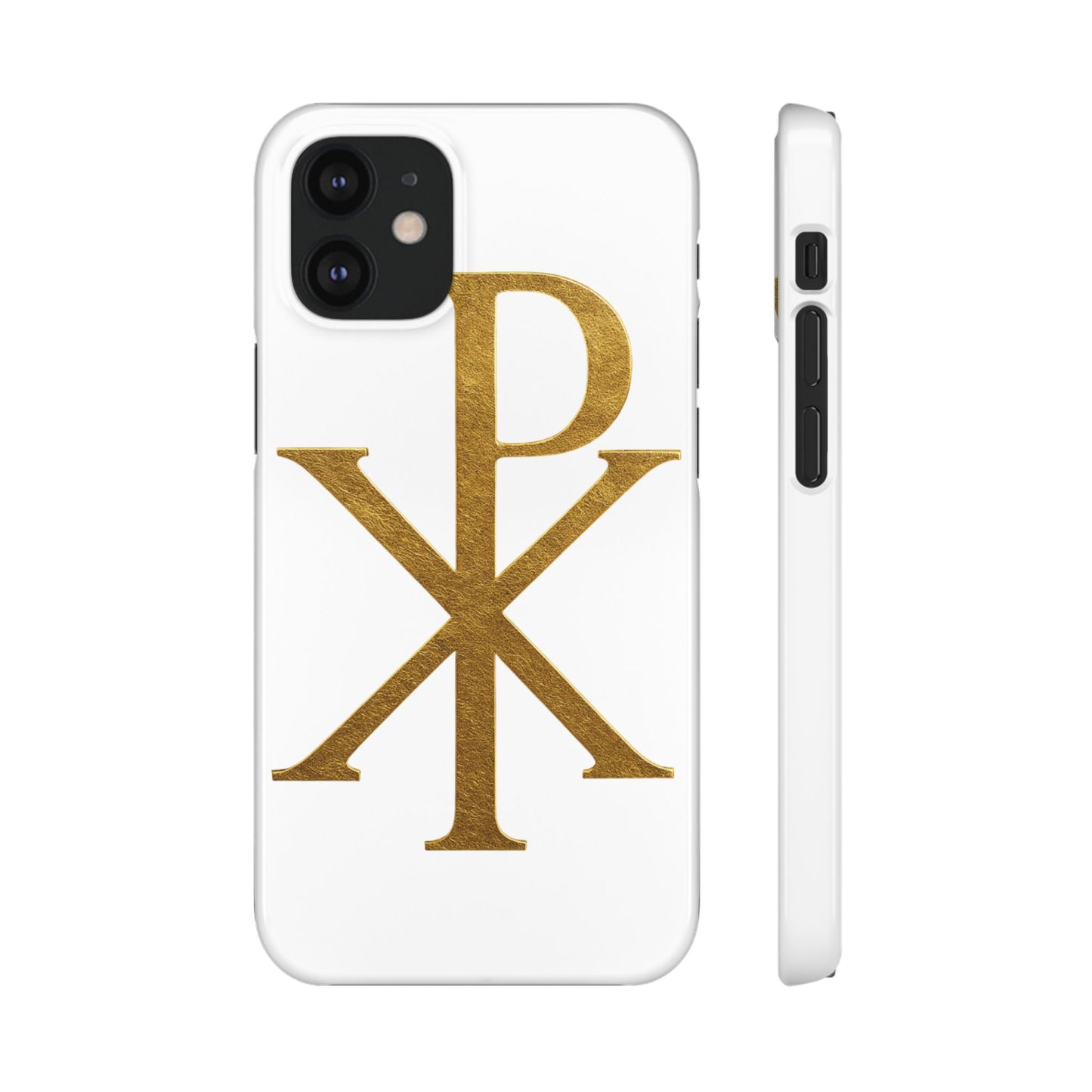 White Chi Rho Snap Case for iPhone – The Way, Truth & Life