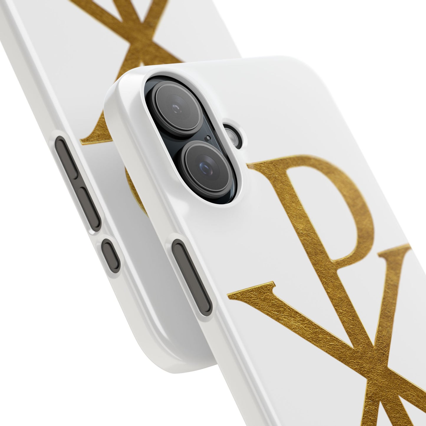 White Chi Rho Snap Case for iPhone – The Way, Truth & Life