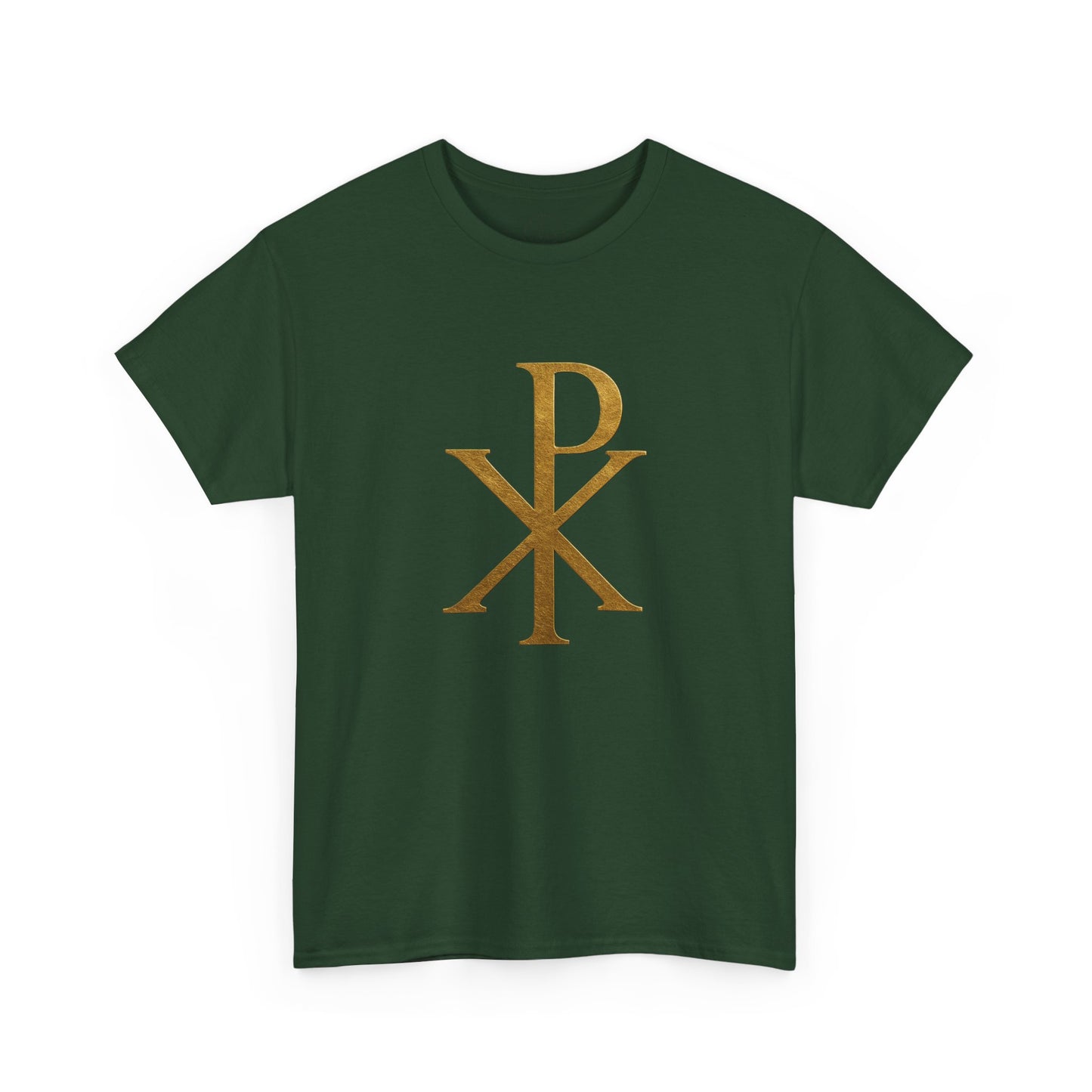 Chi Rho (Gold) - Men's Christian T-Shirt