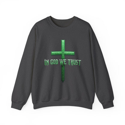 In God We Trust (Matrix)– Women’s Christian Sweatshirt