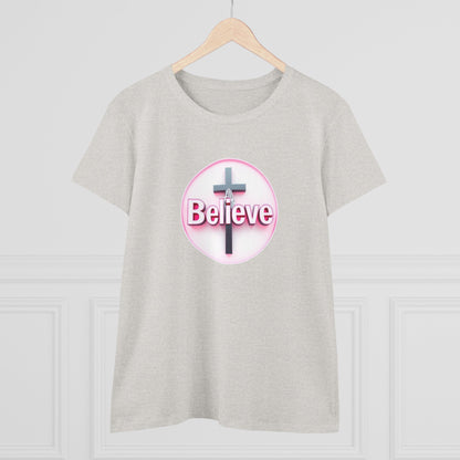 Believe | Women’s Christian T-Shirt with John 11:40