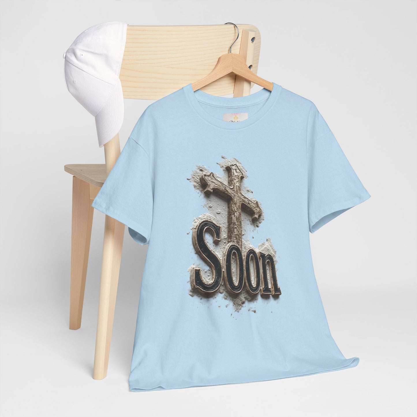 Soon: The Coming King Cross Tee – Men’s Faith Shirt