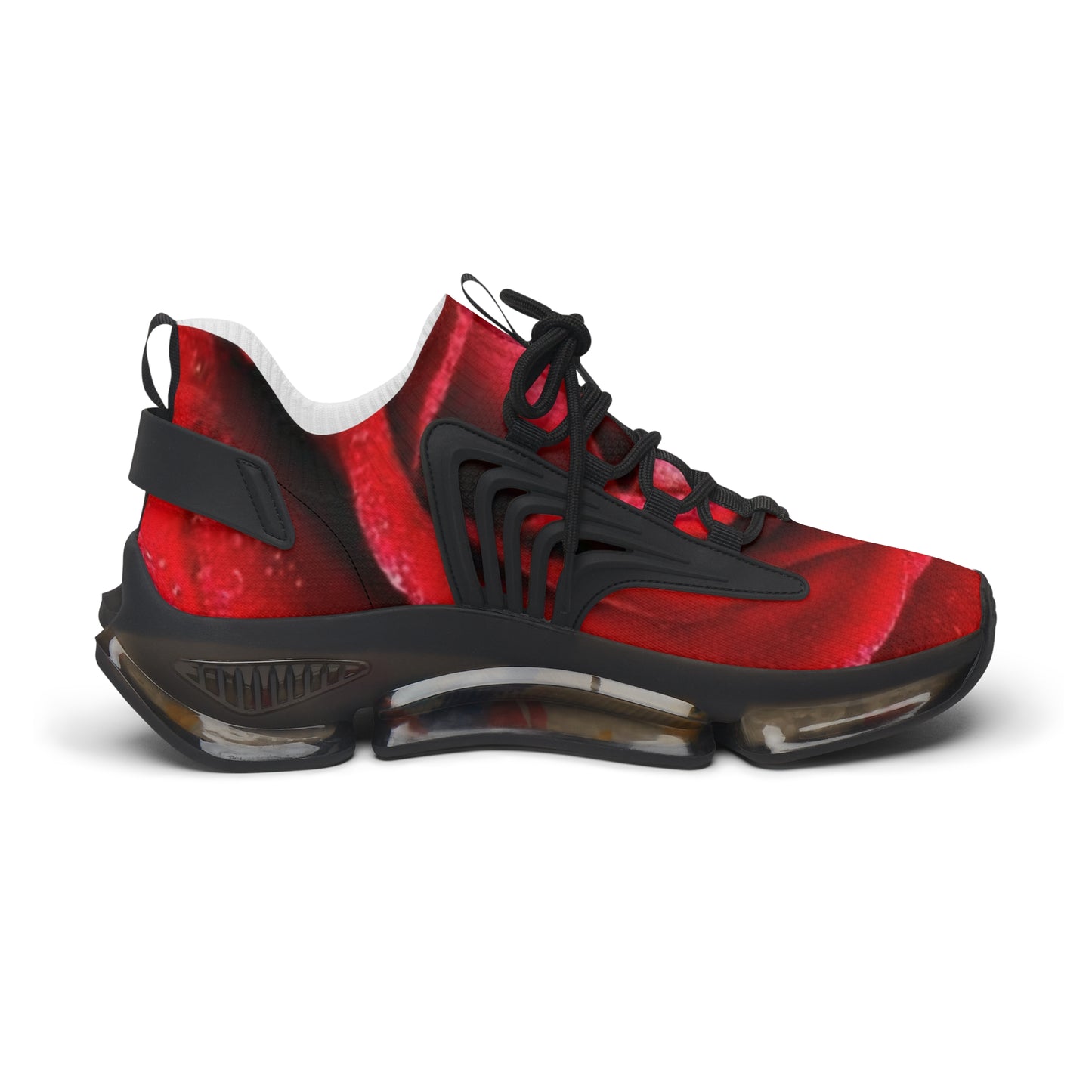Crimson Valor – Men’s Bold Faith Sneakers