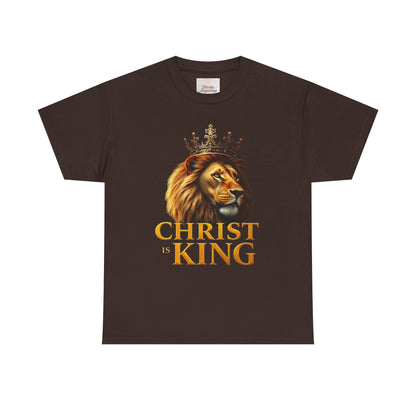 Christ Is King – Lion & Cross Women’s Christian Tee