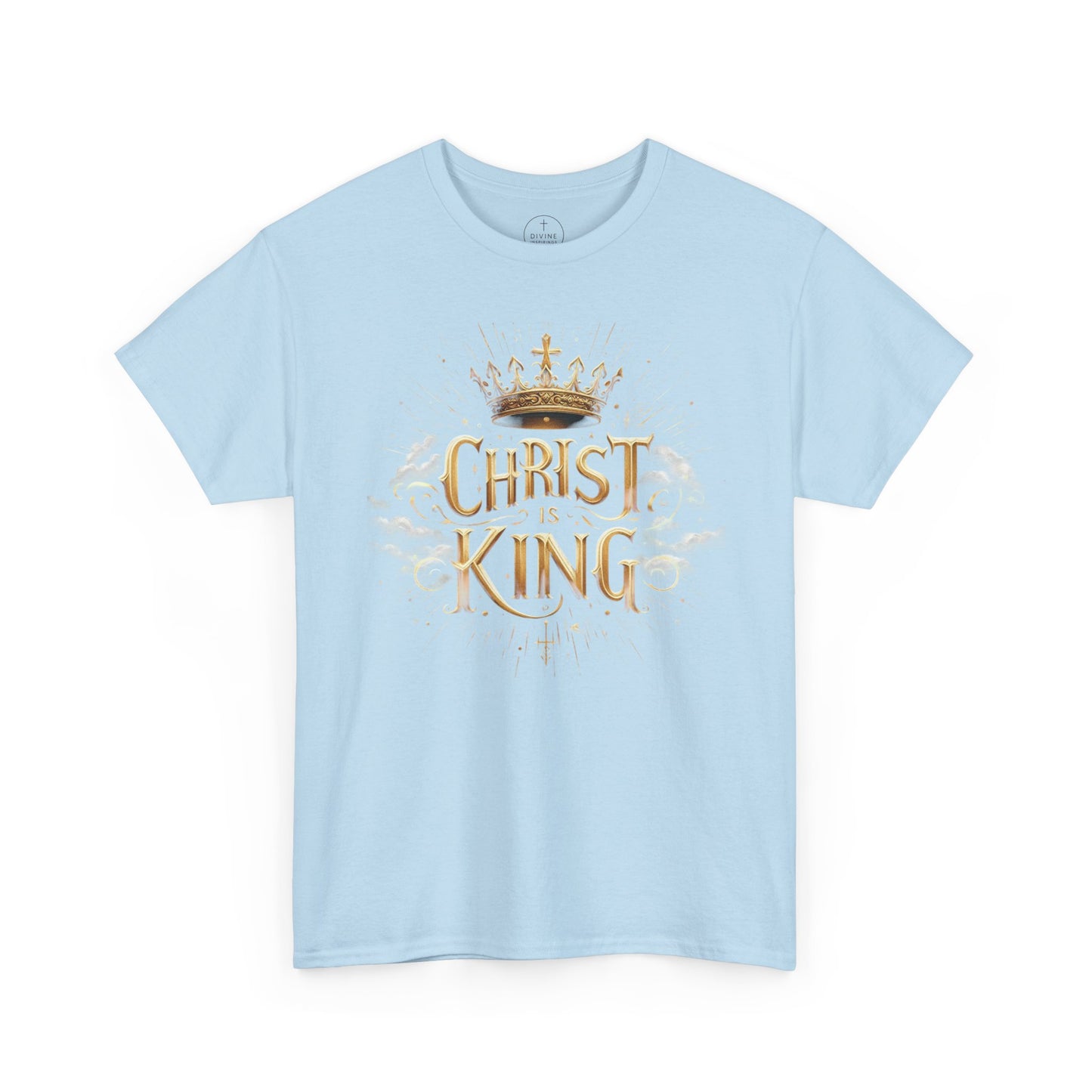 Christ is King Crowned - Men's Christian T-Shirt