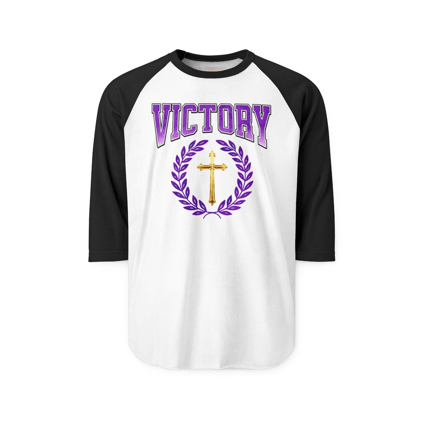 Rise & Conquer Men’s 3/4 Sleeve Tee – Victory