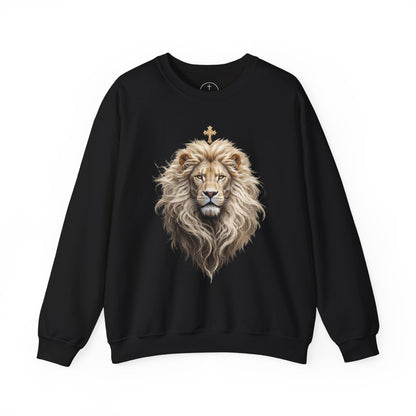 Christ is King (Lion of Judah) - Men's Christian Sweatshirt