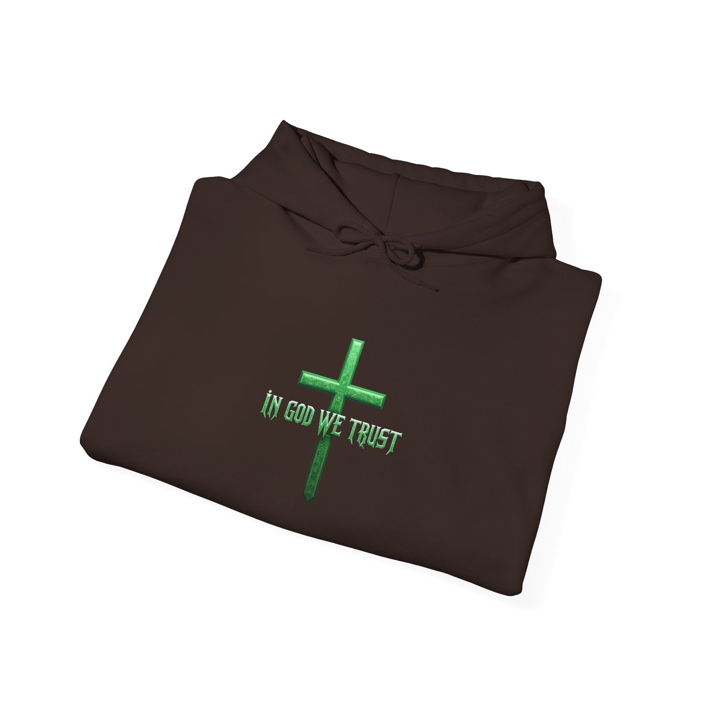 In God We Trust - Women's Christian Hoodie (Green Design)