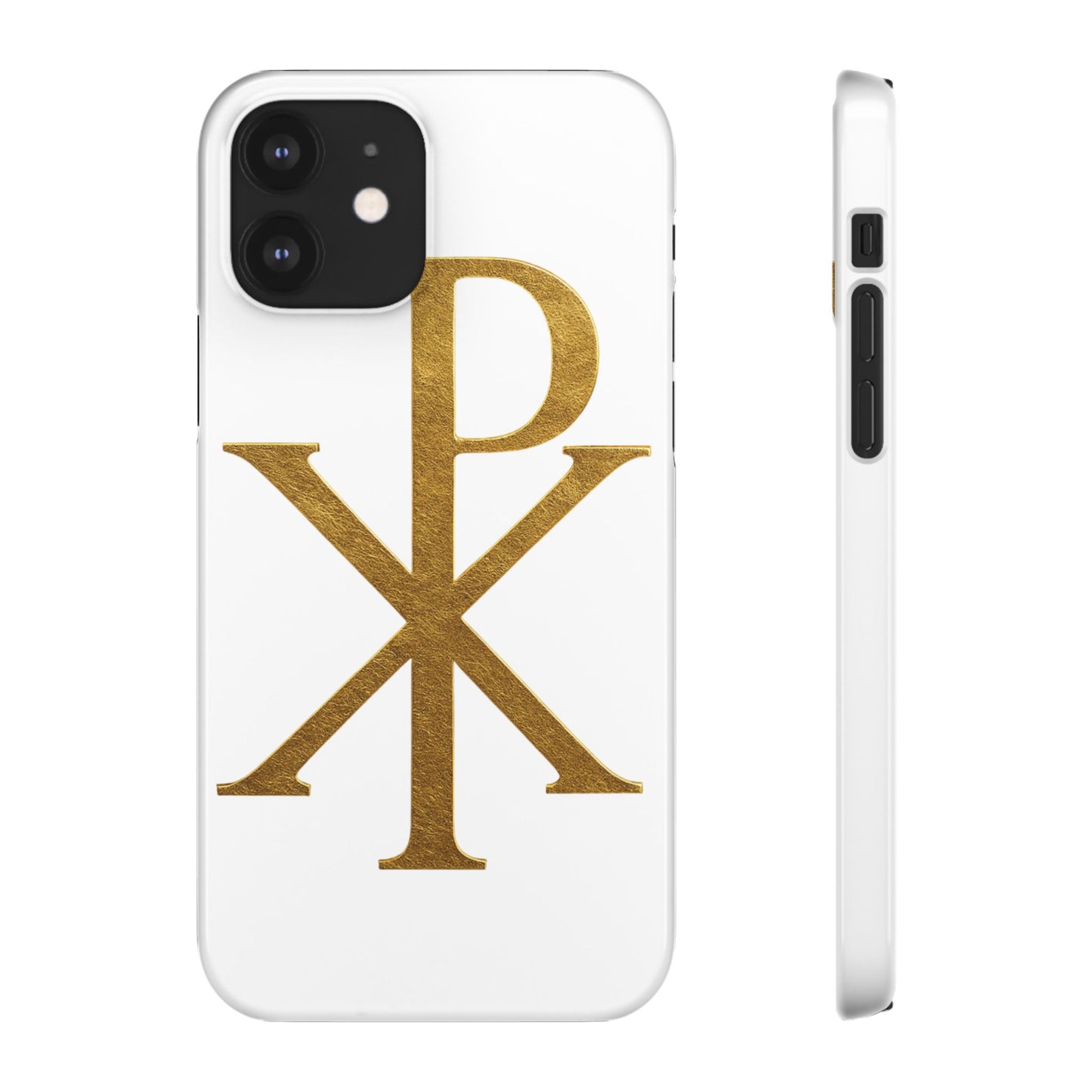 White Chi Rho Snap Case for iPhone – The Way, Truth & Life