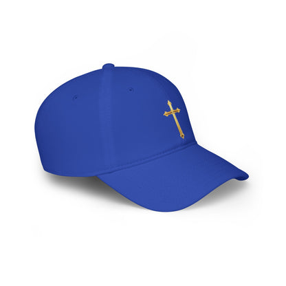 Gold Cross Baseball Cap – Faith-Inspired Adjustable Hat