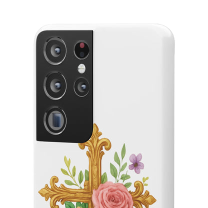 Floral Cross Snap Case for Samsung – Faith in Bloom