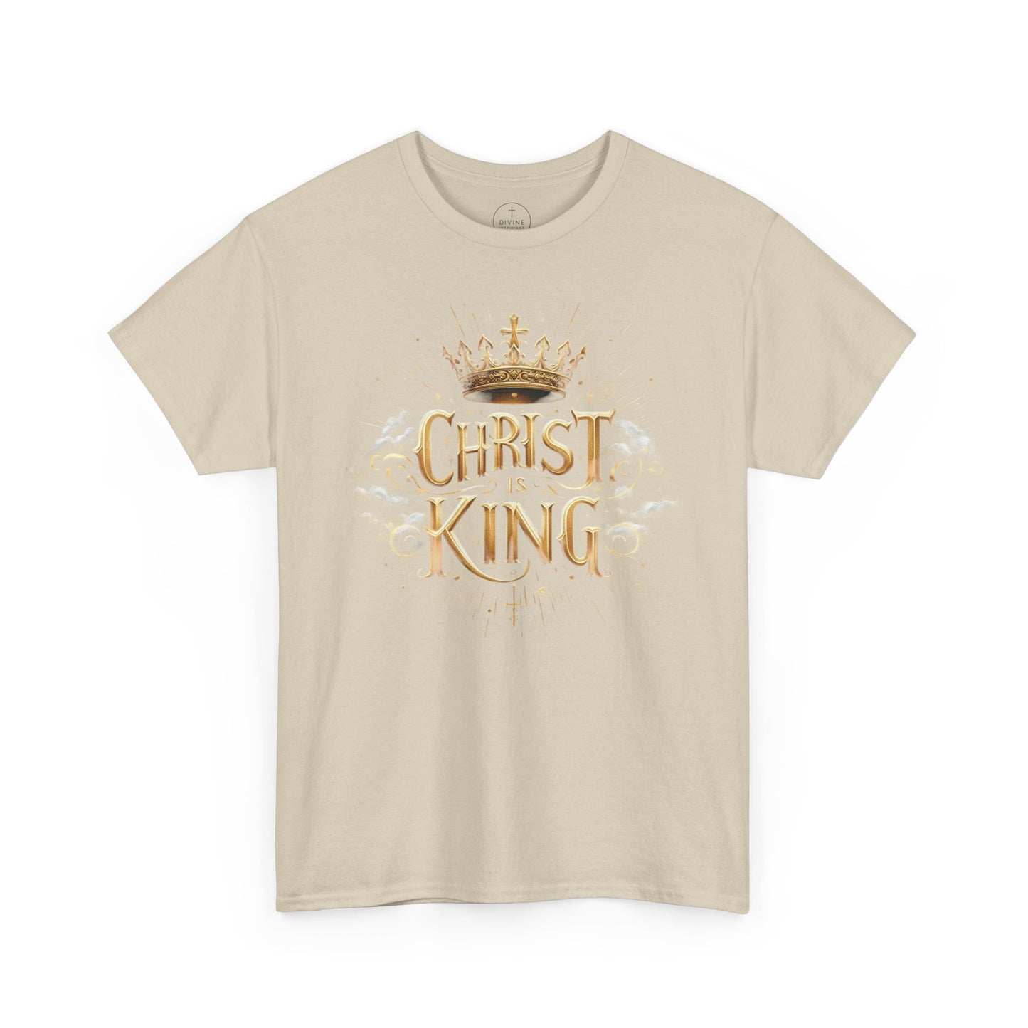Christ is King Crowned - Men's Christian T-Shirt