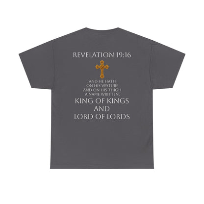 Christ is King Women’s Christian Tee (White Lettering)