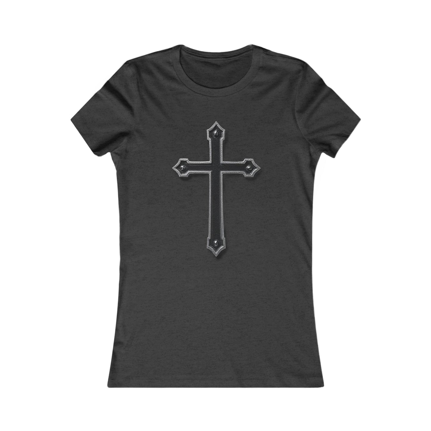 Warrior’s Black Cross Women’s Favorite Tee | Ephesians 6:11