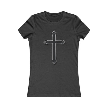 Warrior’s Black Cross Women’s Favorite Tee | Ephesians 6:11