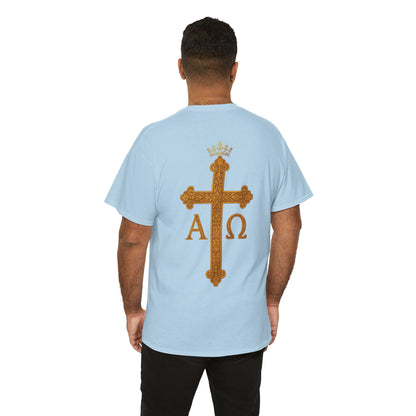 Christ Is King – Lion & Cross Men’s Christian Tee