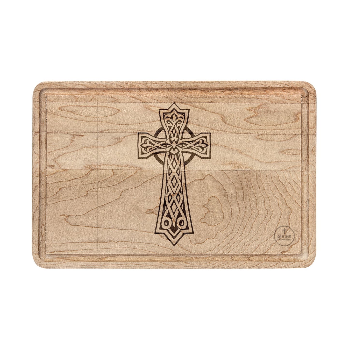 Celtic Cross of Faith — Heritage-Inspired Cutting Board