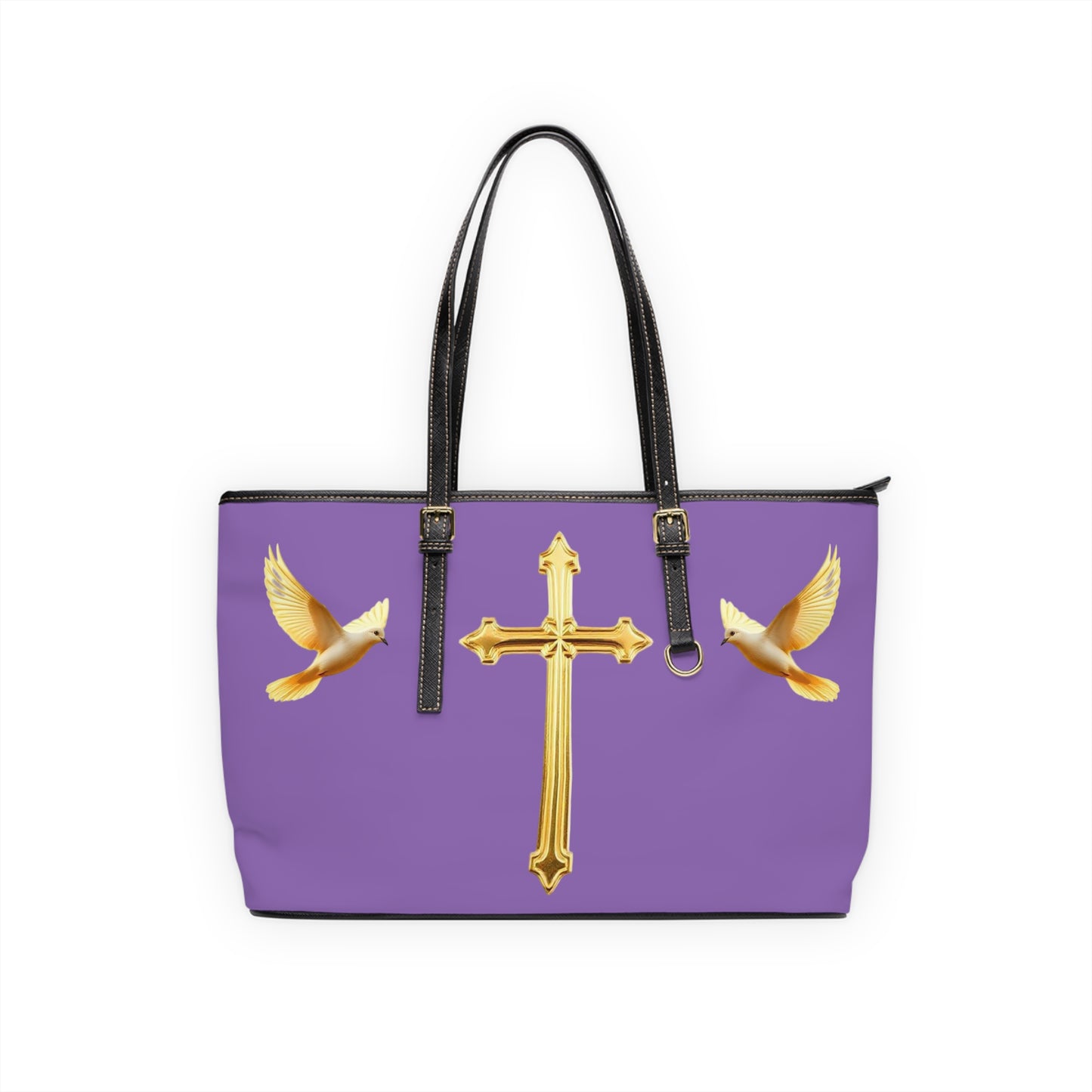 Faith, Peace, and Renewal Shoulder Bag in Mauve