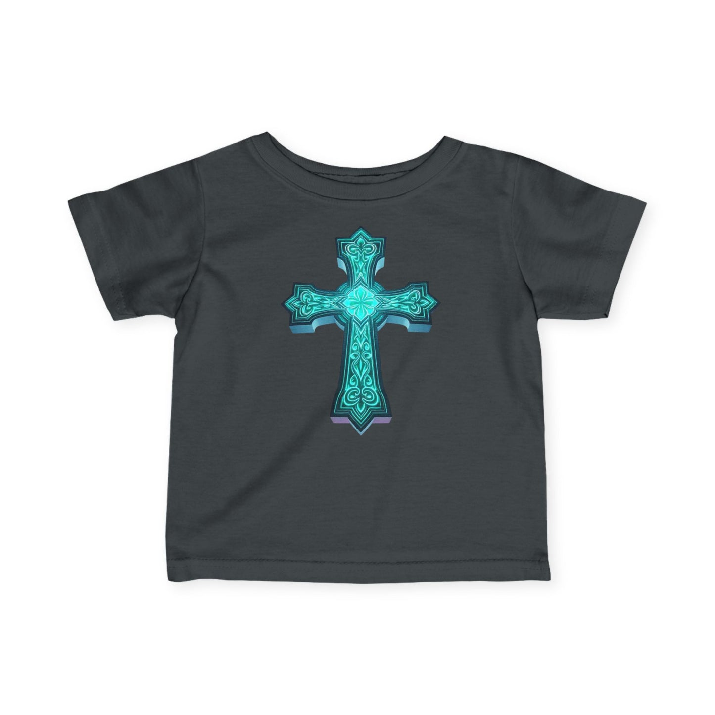 Light Bearer – Infant Tee with Luminous Cross Design