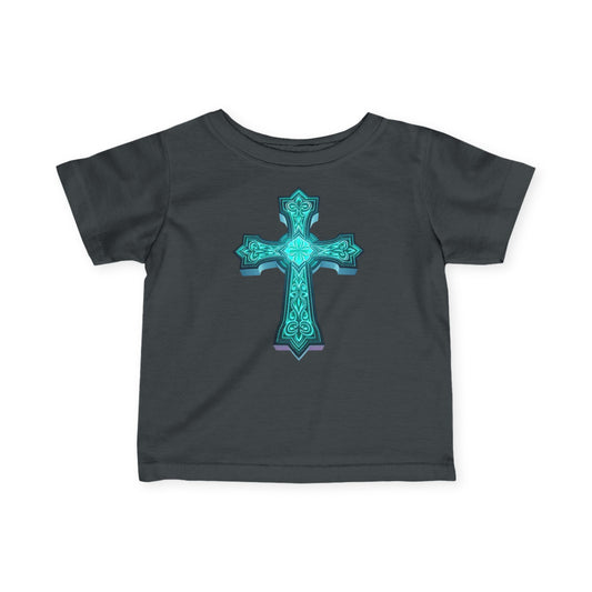 Light Bearer – Infant Tee with Luminous Cross Design