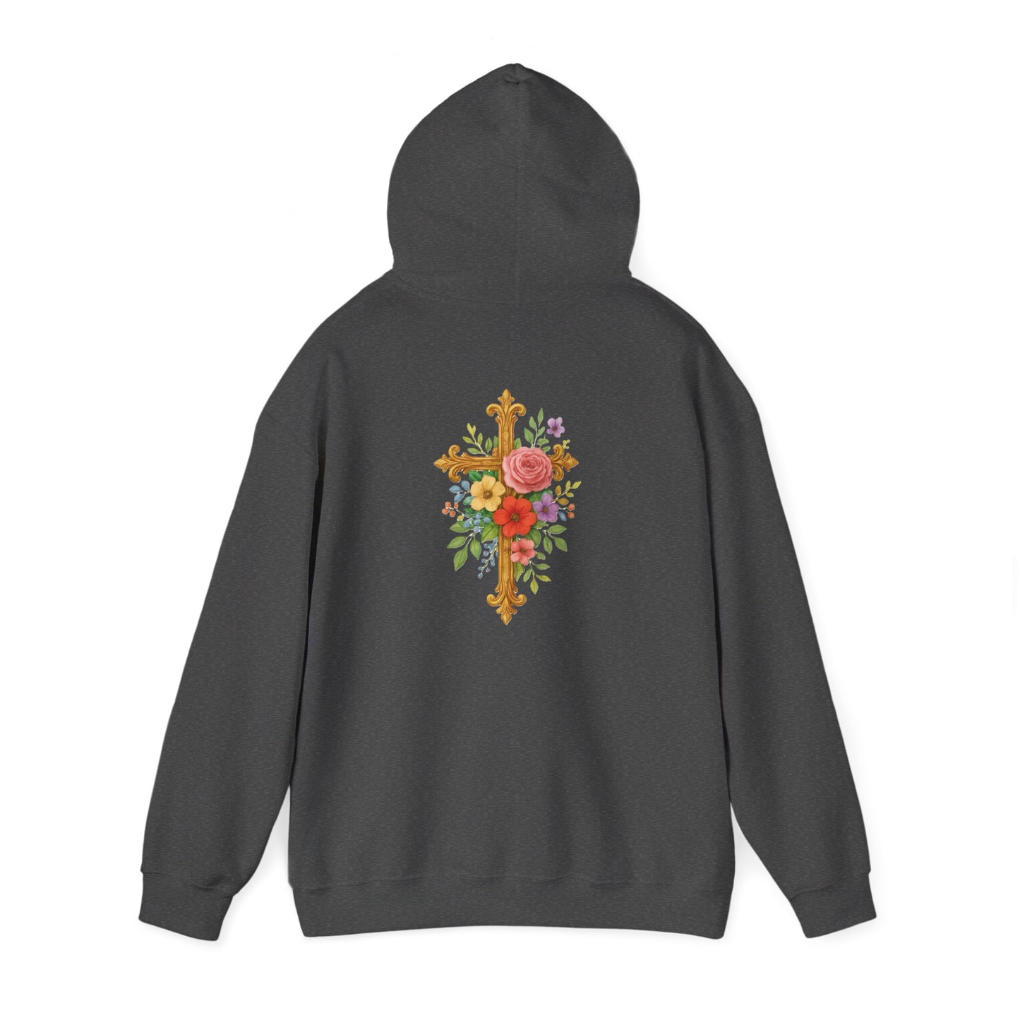 Floral Cross Women’s Christian Hoodie