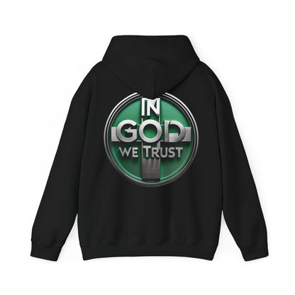 In God We Trust Men's Premium Hoodie – Faith-Inspired Christian Apparel