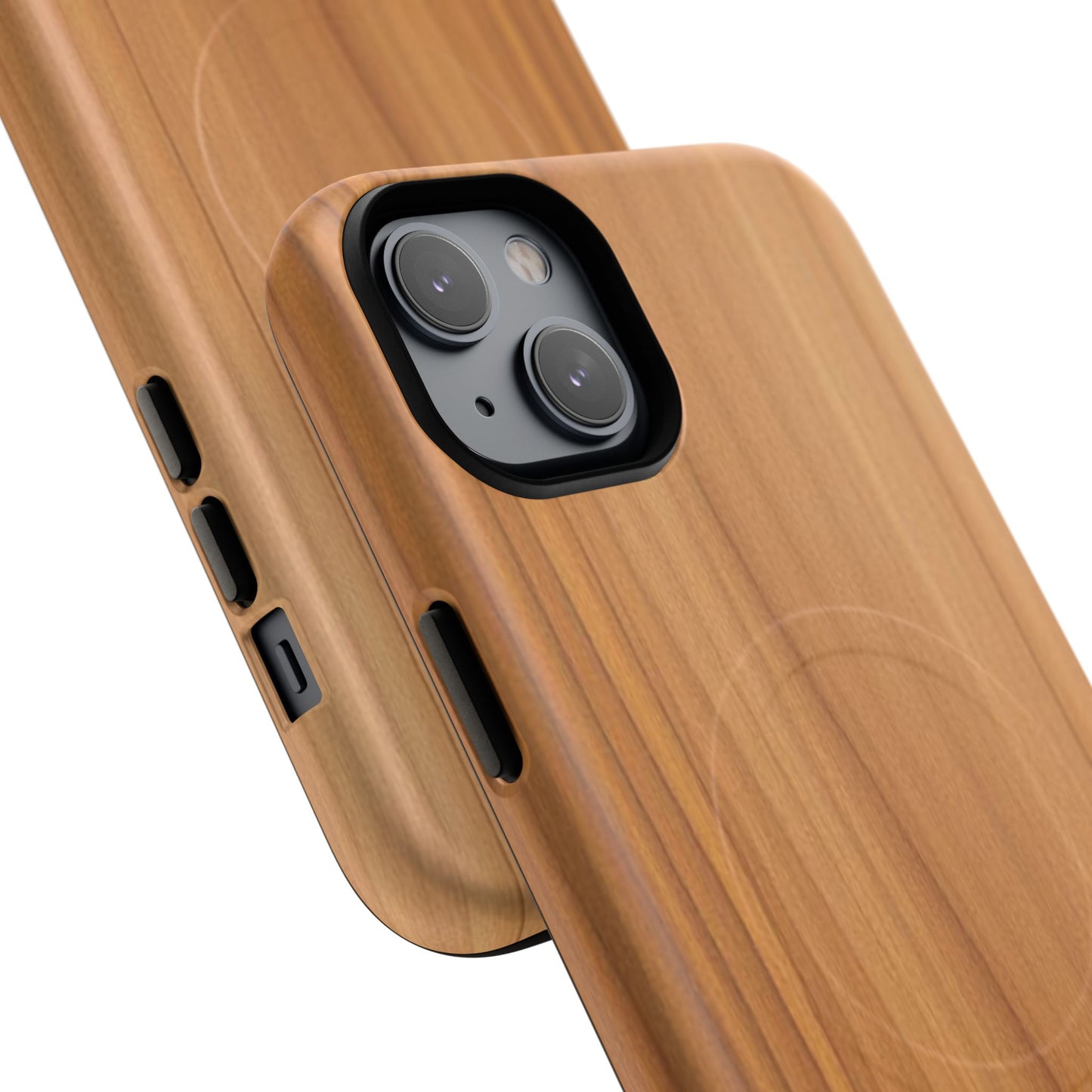 Natural Wood Grain Design - iPhone Magnetic Tough Case