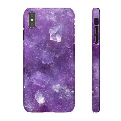 Amethyst Crystal Finish iPhone Snap Case