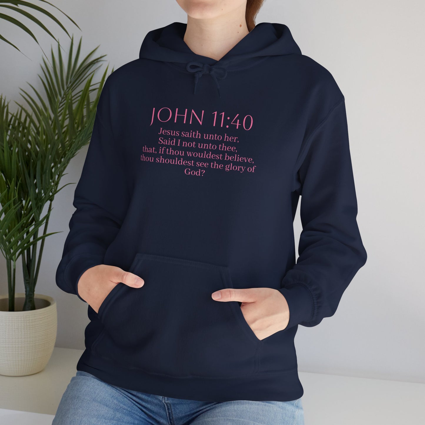 Believe | Women’s Christian Hoodie with John 11:40