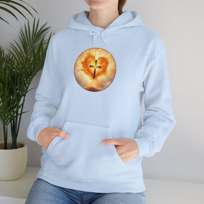 Women’s Sacred Heart Hoodie – Faith-Inspired Spiritual Pullover