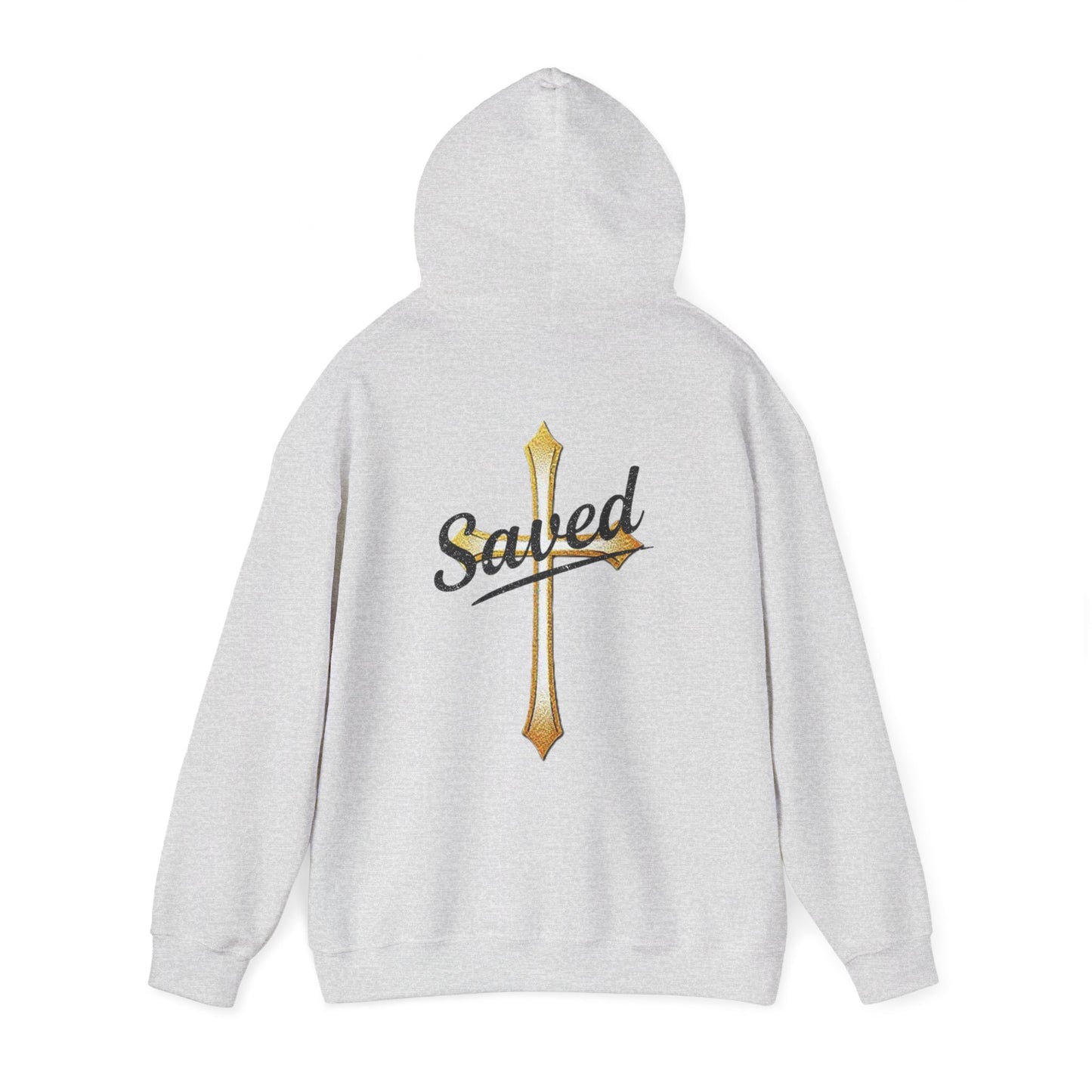 Saved Women’s Hoodie – Christian Faith Hoodie with Cross & John 3:16