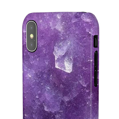 Amethyst Crystal Finish iPhone Snap Case