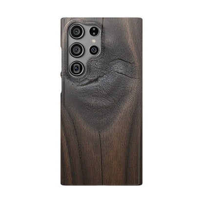 Dark Wood Grain Samsung Snap Case