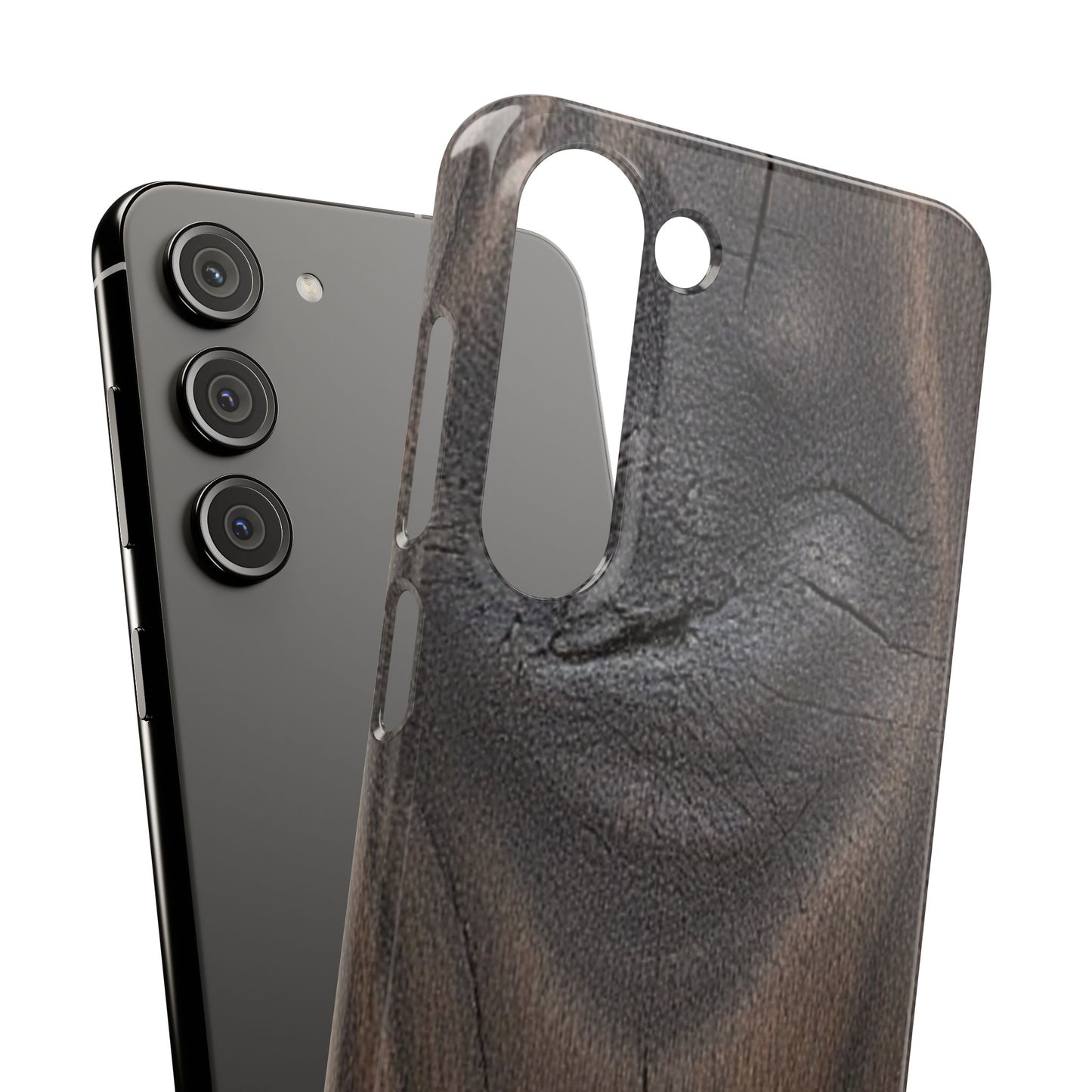 Dark Wood Grain Samsung Snap Case