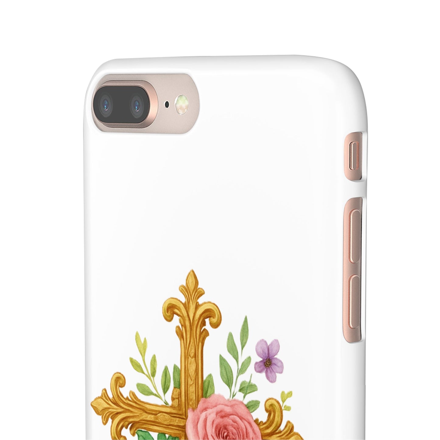 Floral Cross Snap Case for iPhone – Faith in Bloom