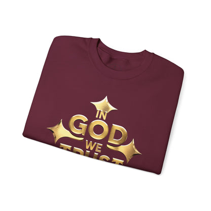 In God We Trust (Gold) - Men’s Christian Sweatshirt