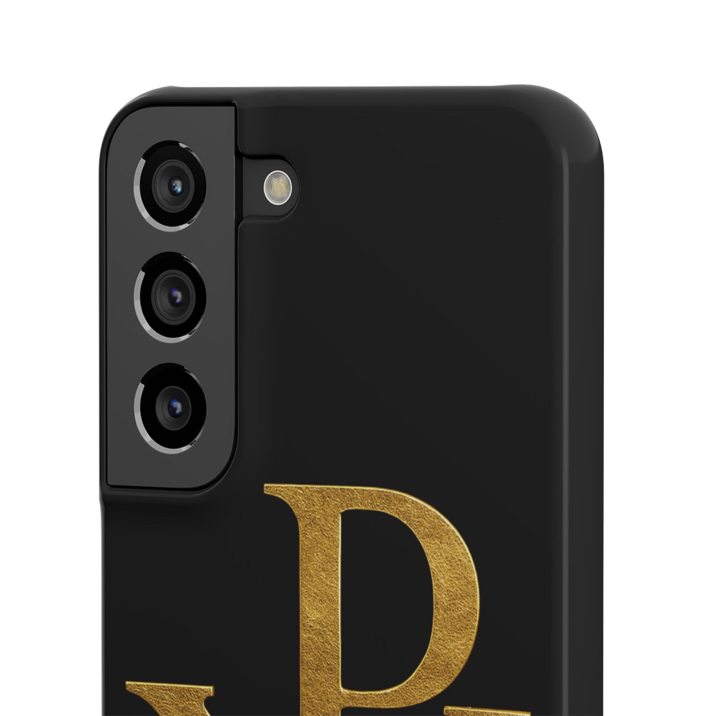 Our Eternal Hope in Christ - Black Chi Rho Snap Case for Samsung