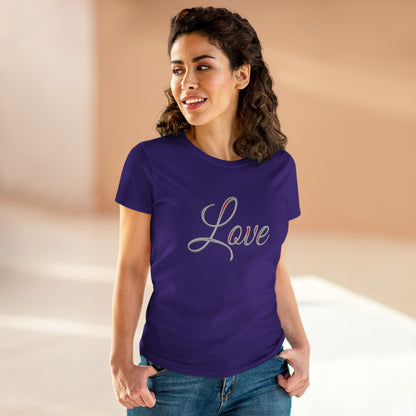 Put On Love Women’s T-Shirt – Grace in Every Thread