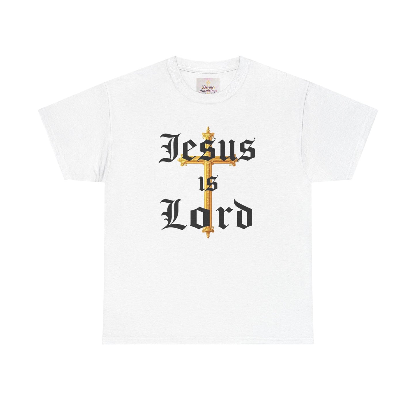 Jesus is Lord with Cross - Women's Christian T-Shirt