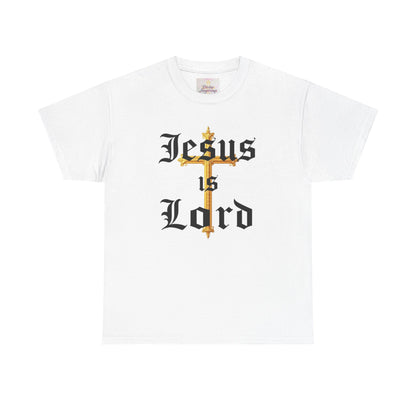 Jesus is Lord with Cross - Women's Christian T-Shirt