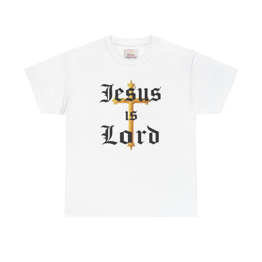 Jesus is Lord with Cross - Women's Christian T-Shirt