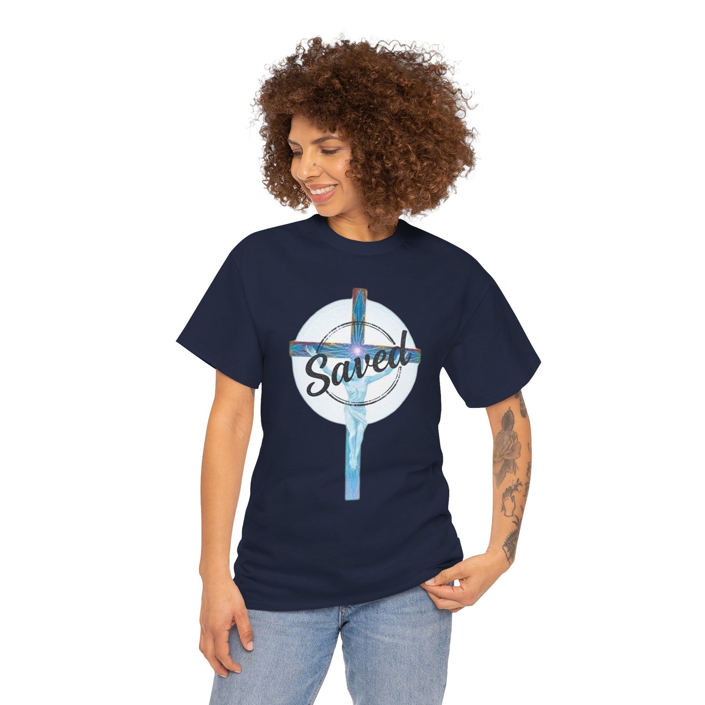 Saved by Grace – Women’s Christian T-Shirt
