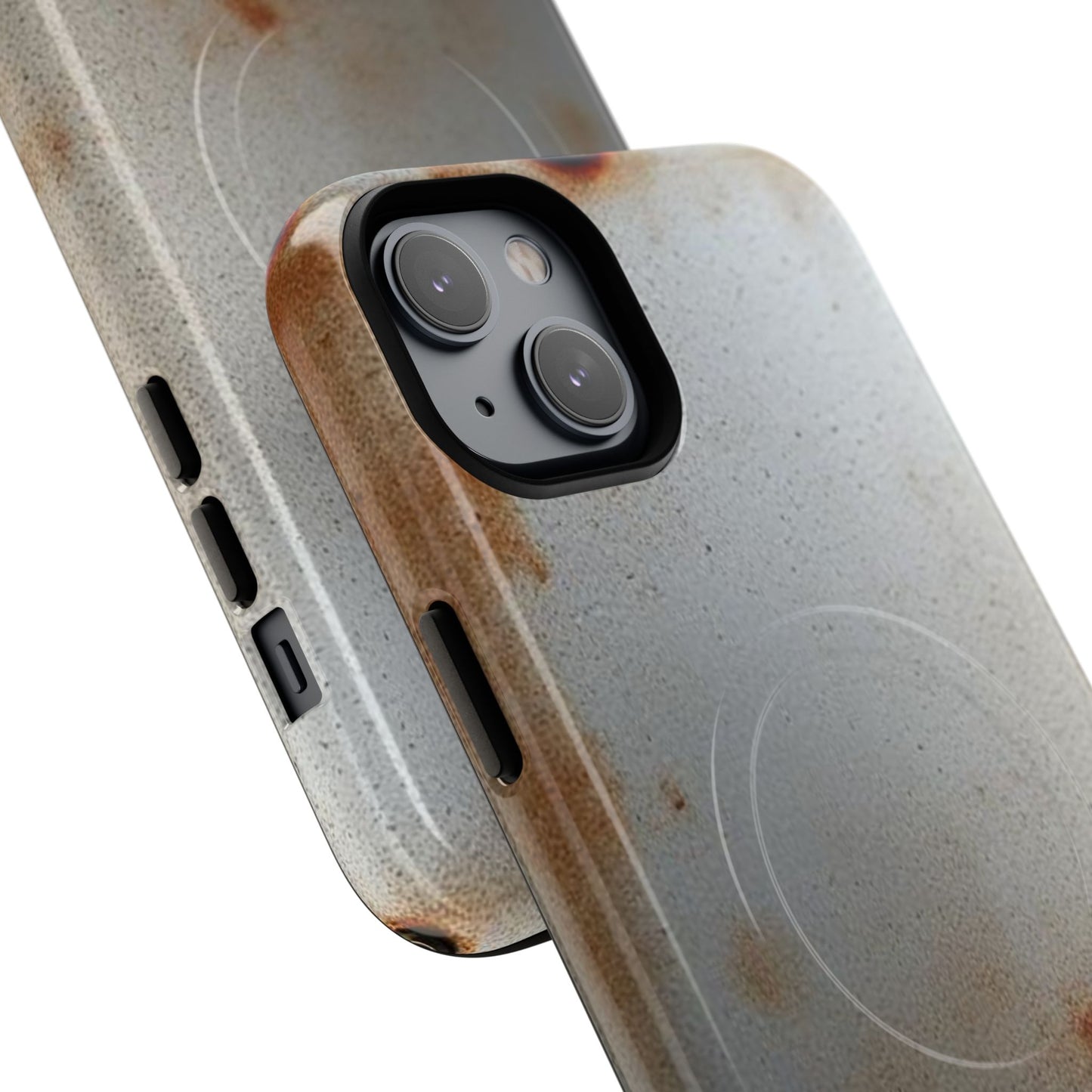 Enduring Faith – Old Metal Finish iPhone Magnetic Tough Case