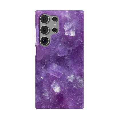 Amethyst Crystal Finish Samsung Snap Case